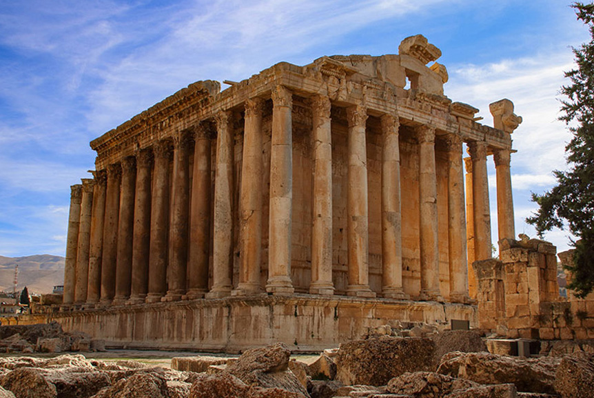 The Roman ruins in Baalbek confirm the beauty of the tours there