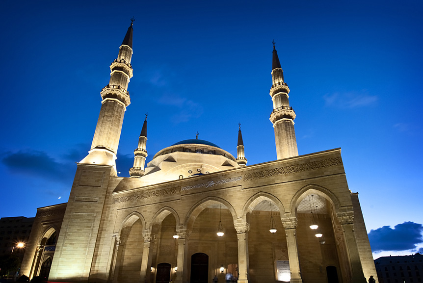 A visit is the most beautiful of all, to the Muhammad Al-Amin Mosque in Beirut